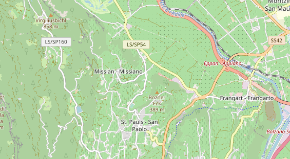 Restaurant auf Karte