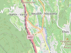 Restaurant auf Karte