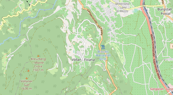 Restaurant auf Karte