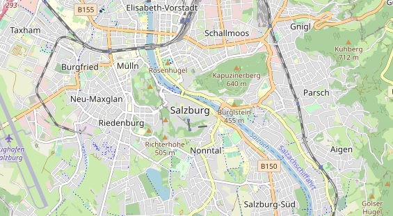 Restaurant auf Karte