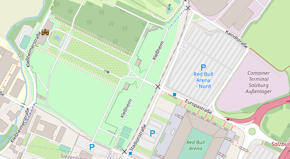 Restaurant auf Karte