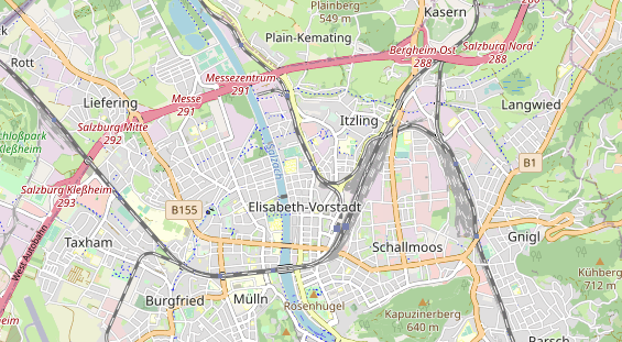 Restaurant auf Karte