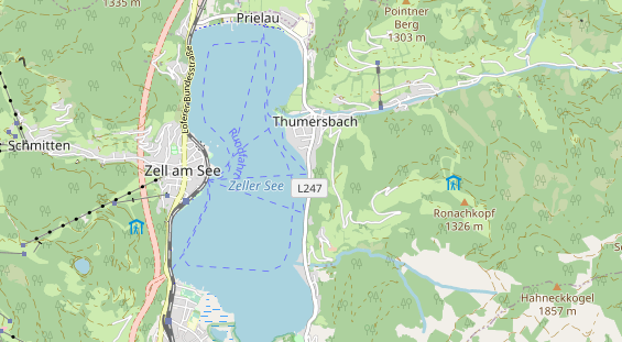 Restaurant auf Karte