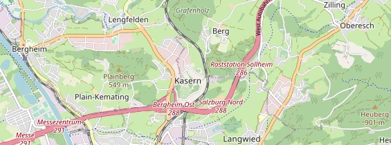 Restaurant auf Karte