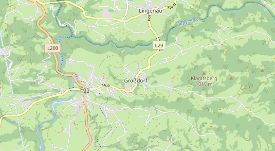 Restaurant auf Karte