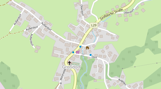 Restaurant auf Karte