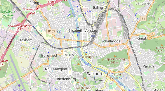 Restaurant auf Karte