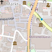 Restaurant auf Karte