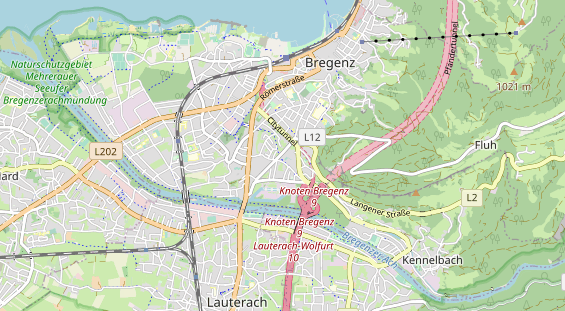 Restaurant auf Karte