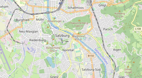 Restaurant auf Karte