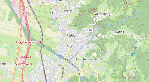 Restaurant auf Karte