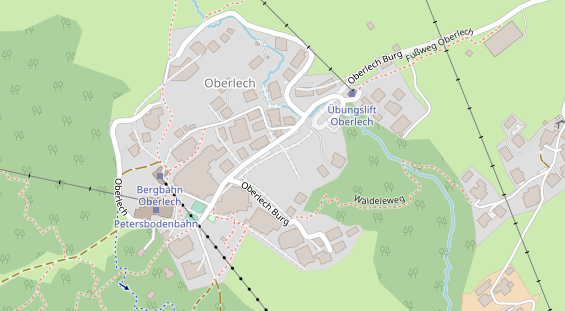 Restaurant auf Karte