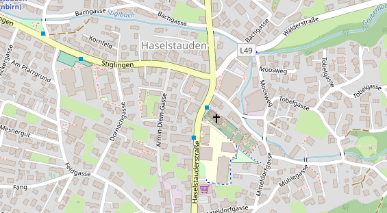 Restaurant auf Karte