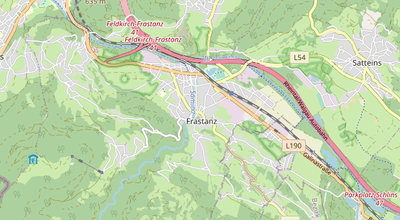 Restaurant auf Karte