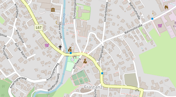 Restaurant auf Karte