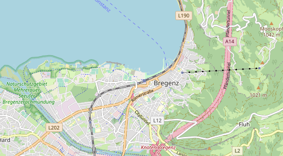 Restaurant auf Karte