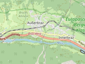 Restaurant auf Karte
