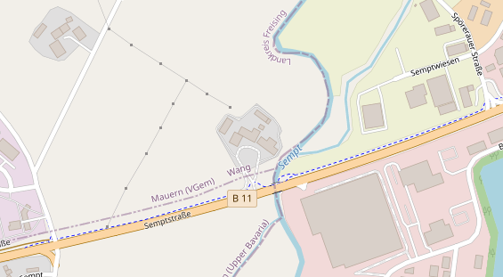 Restaurant auf Karte