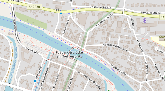 Restaurant auf Karte