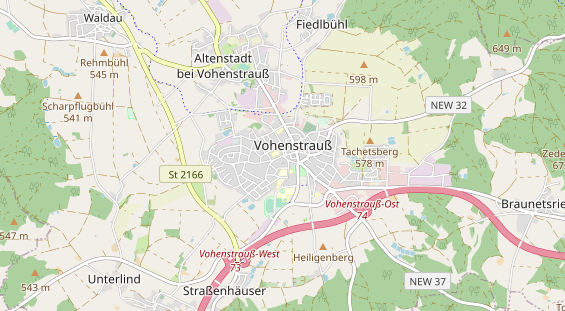 Restaurant auf Karte