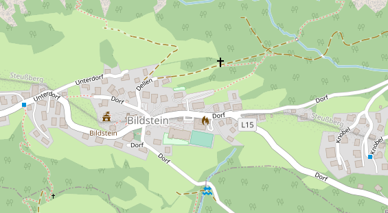 Restaurant auf Karte