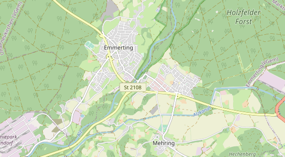 Restaurant auf Karte