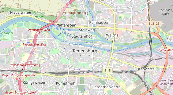 Restaurant auf Karte