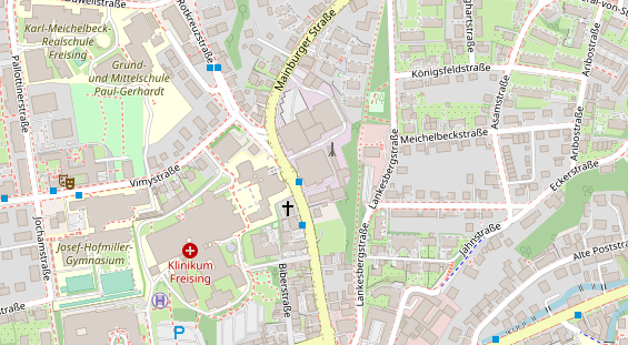 Restaurant auf Karte