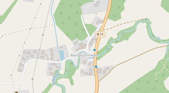 Restaurant auf Karte