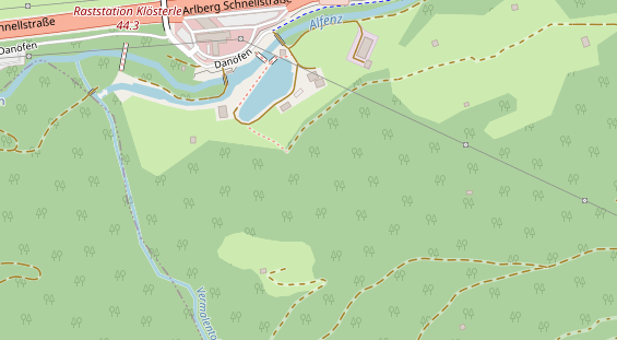 Restaurant auf Karte