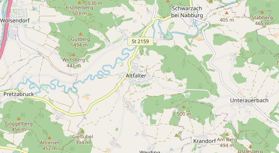 Restaurant auf Karte