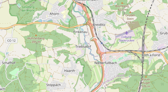 Restaurant auf Karte