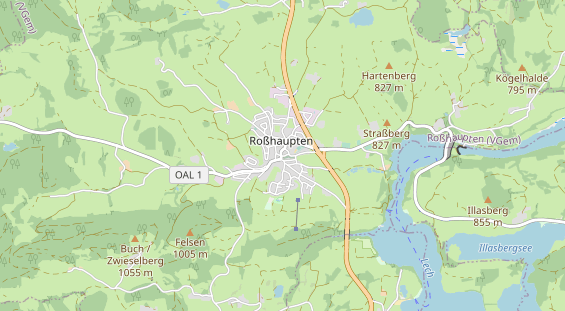 Restaurant auf Karte