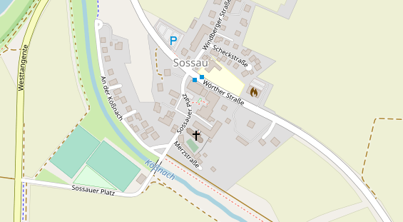 Restaurant auf Karte