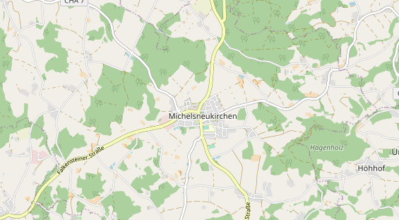 Restaurant auf Karte