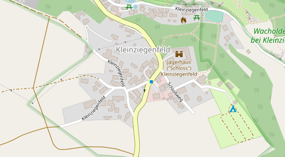 Restaurant auf Karte