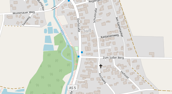 Restaurant auf Karte