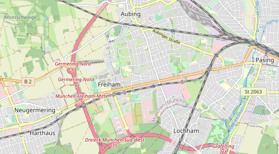 Restaurant auf Karte