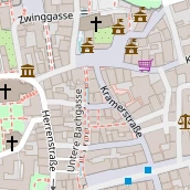Restaurant auf Karte