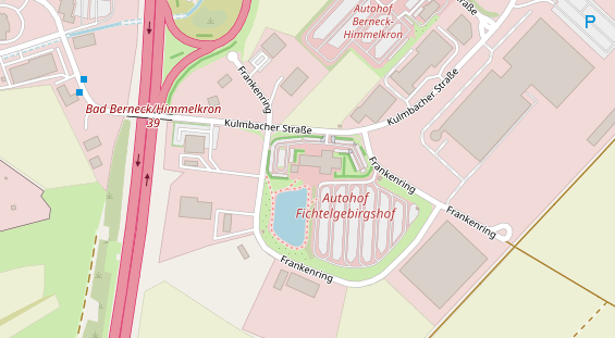 Restaurant auf Karte