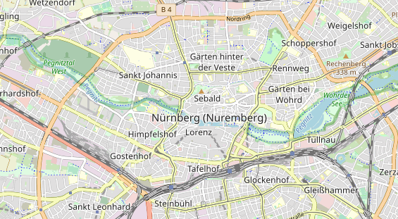 Restaurant auf Karte