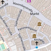 Restaurant auf Karte