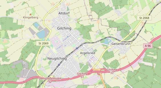 Restaurant auf Karte