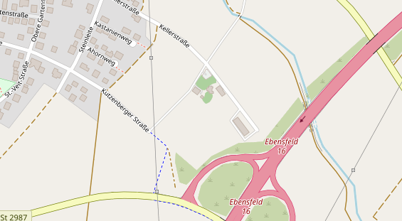 Restaurant auf Karte