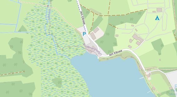 Restaurant auf Karte