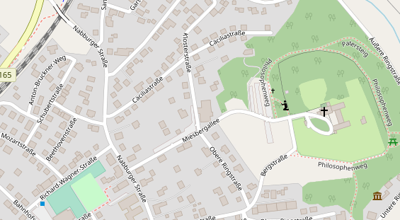 Restaurant auf Karte