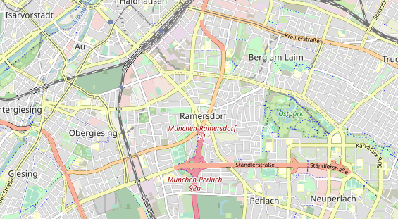 Restaurant auf Karte