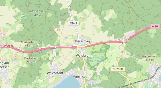 Restaurant auf Karte