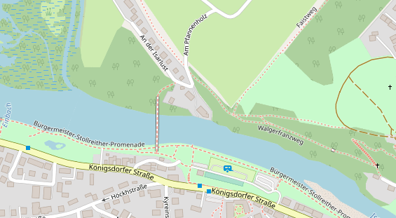 Restaurant auf Karte