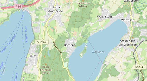 Restaurant auf Karte